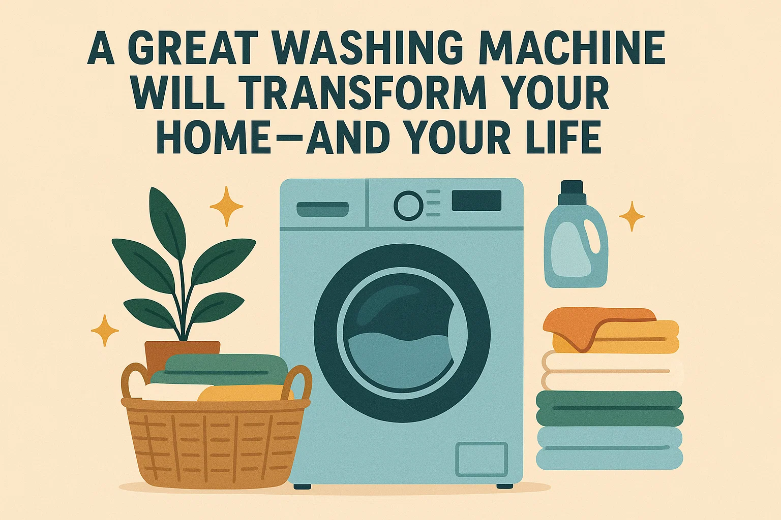 Transformative Washing Machine Infographic infographic