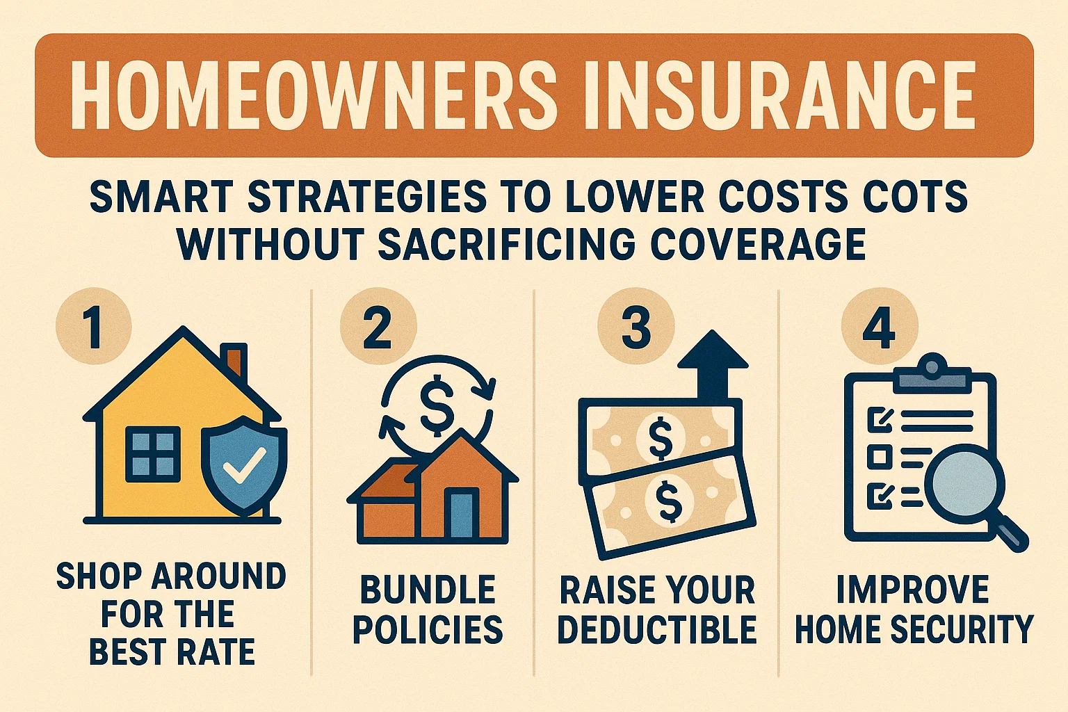Lower Insurance Costs Strategically infographic