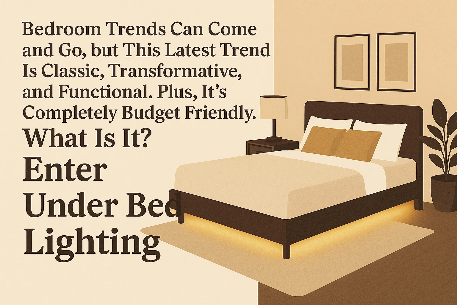 Under Bed Lighting infographic
