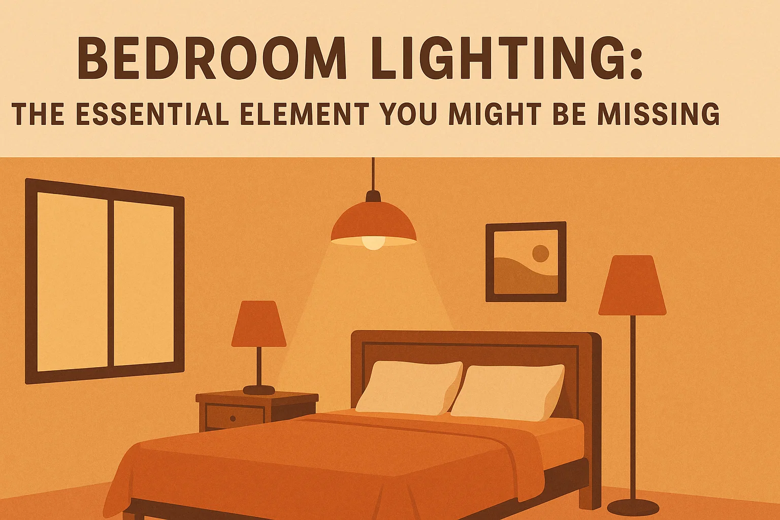 Bedroom Lighting Essentials infographic