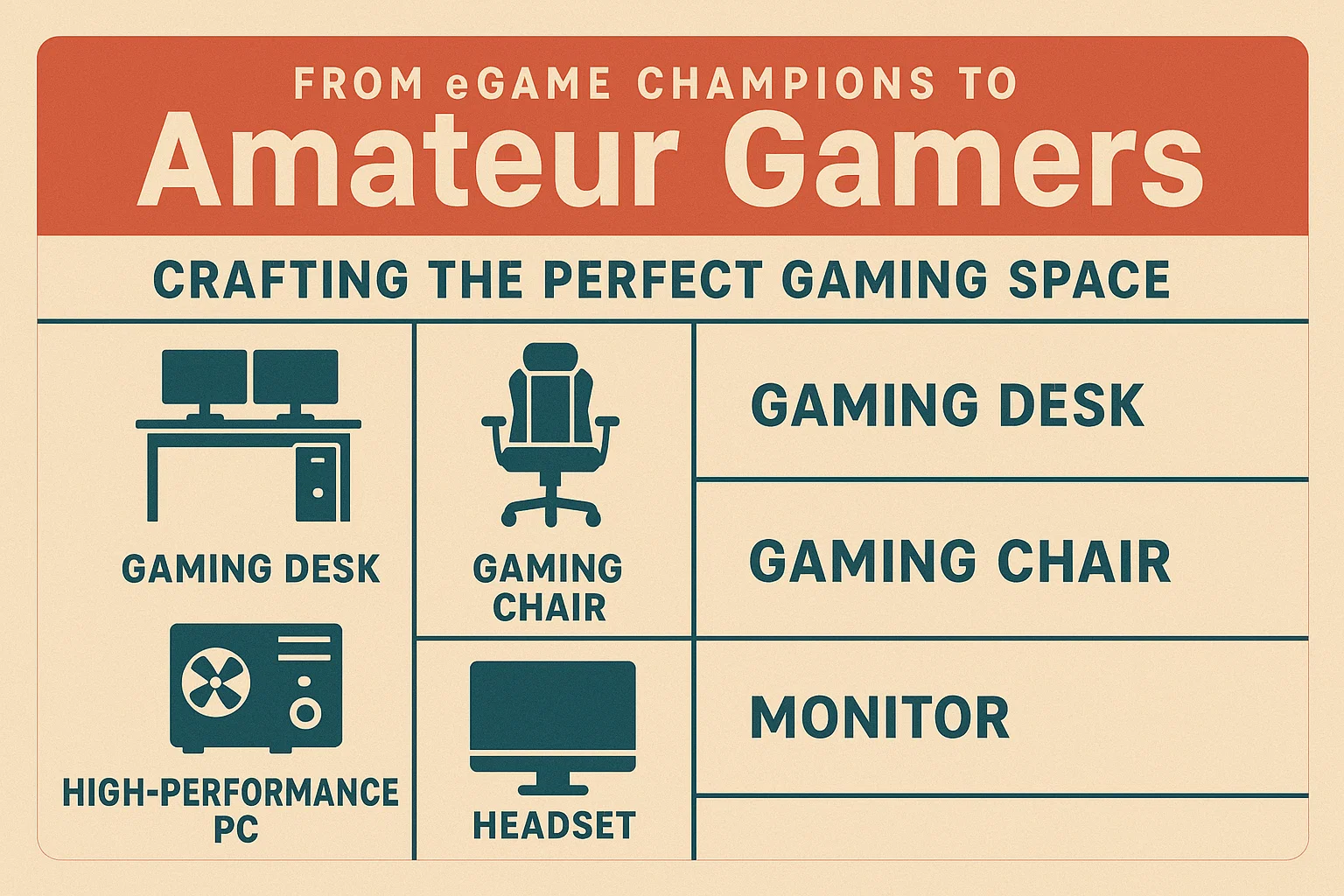 Ultimate Gaming Setup infographic