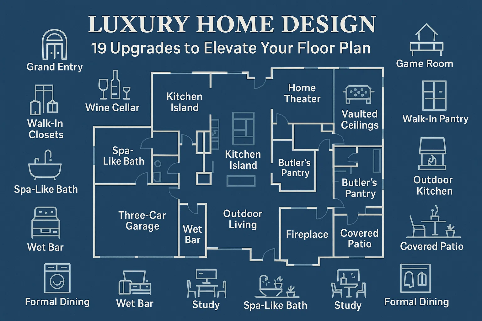 Luxury Home Upgrades infographic