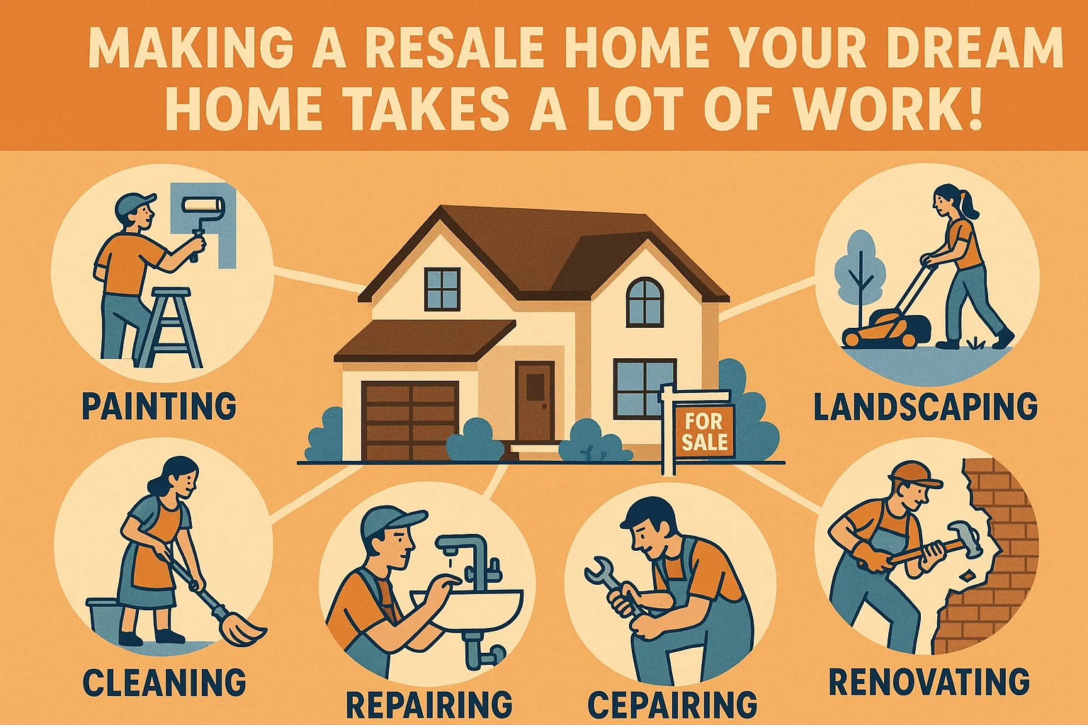 Transforming Resale Homes infographic
