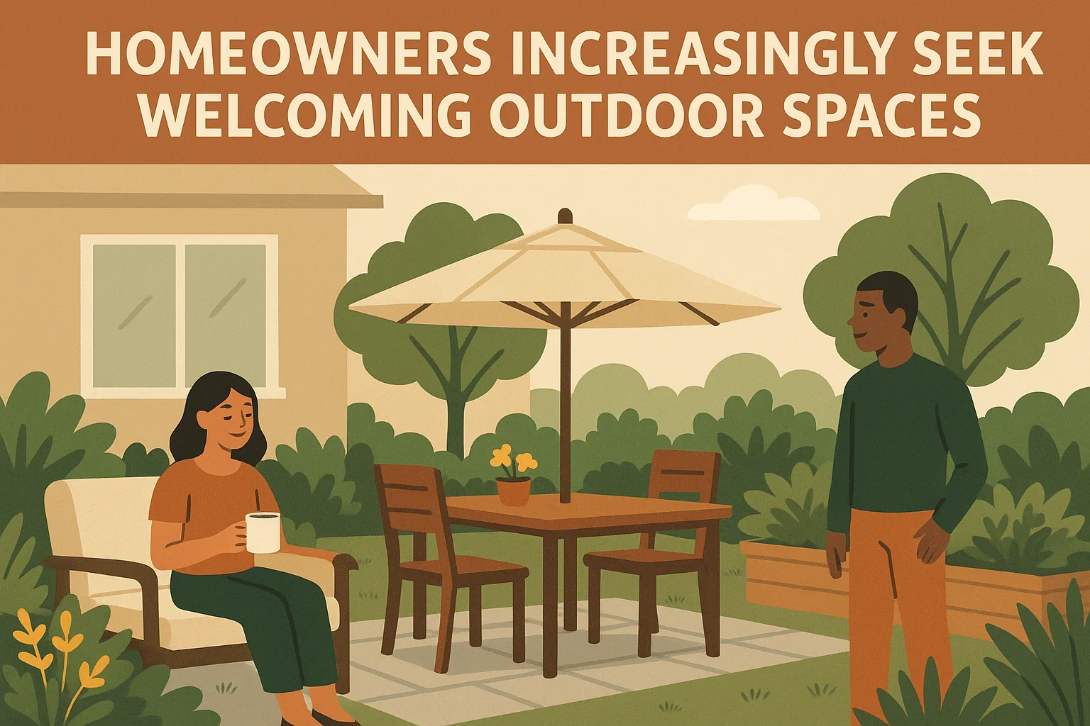 Inviting Outdoor Spaces infographic