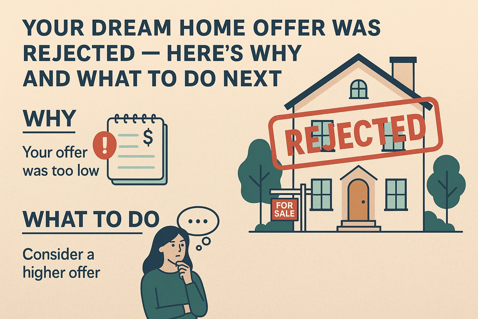Home Offer Rejection Guide infographic