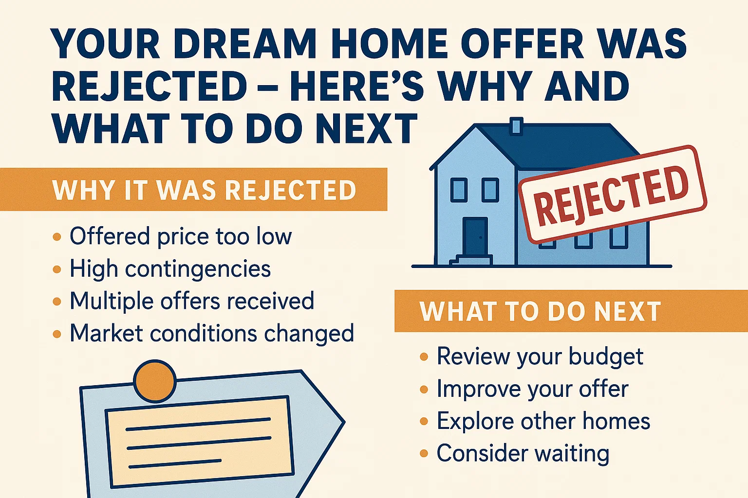 Home Offer Rejection Guide infographic