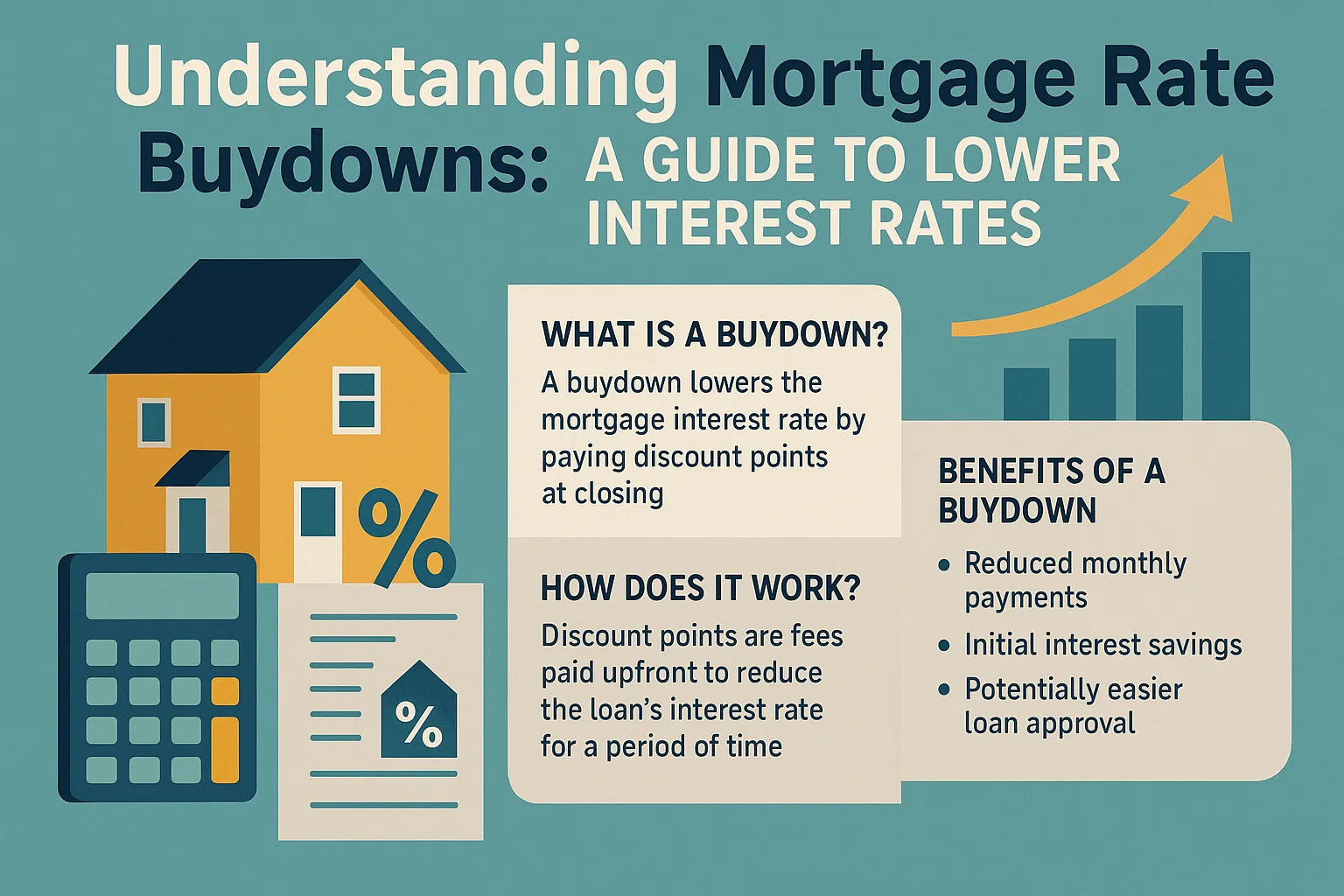 Mortgage Rate Buydowns Guide infographic