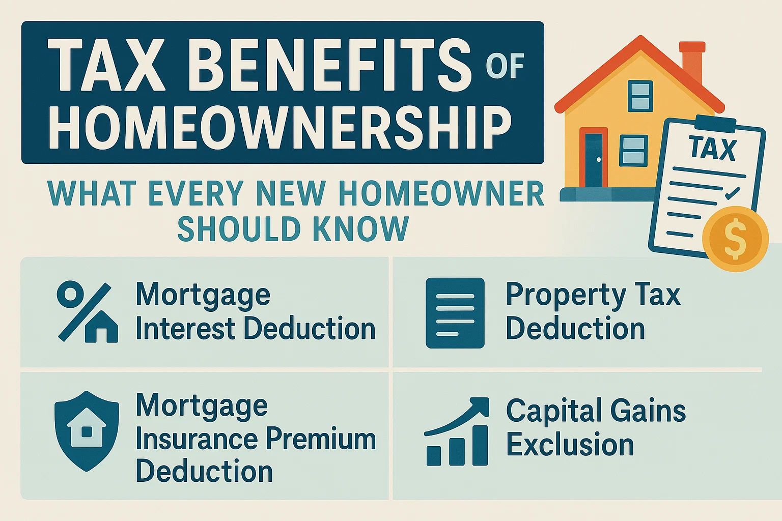 Homeownership Tax Benefits infographic