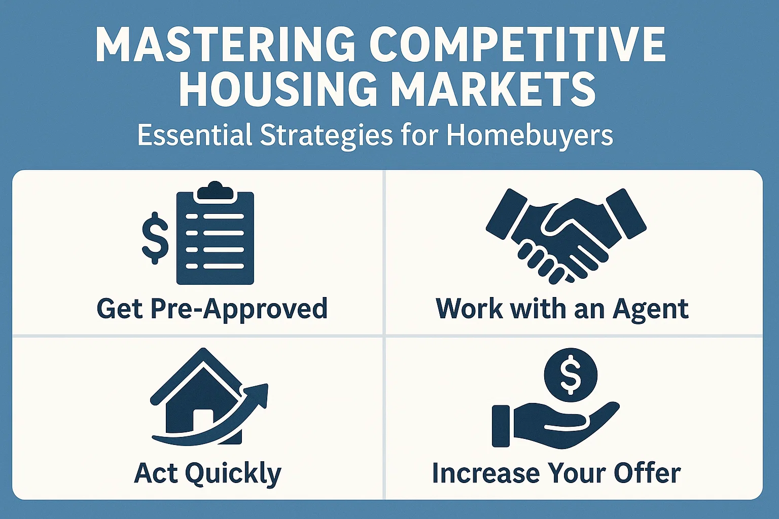 Homebuyer Strategies Infographic infographic
