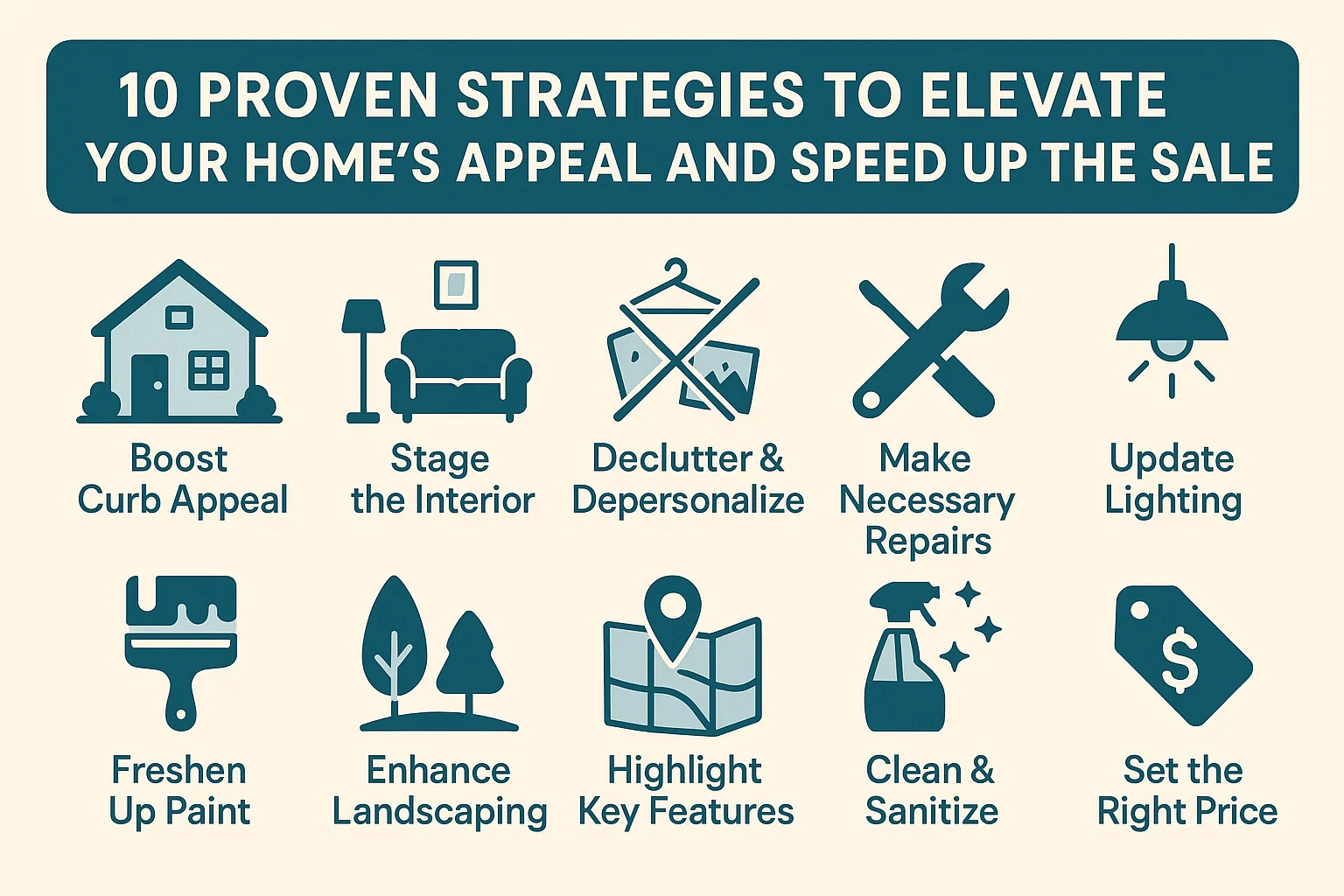 Home Sale Strategies infographic