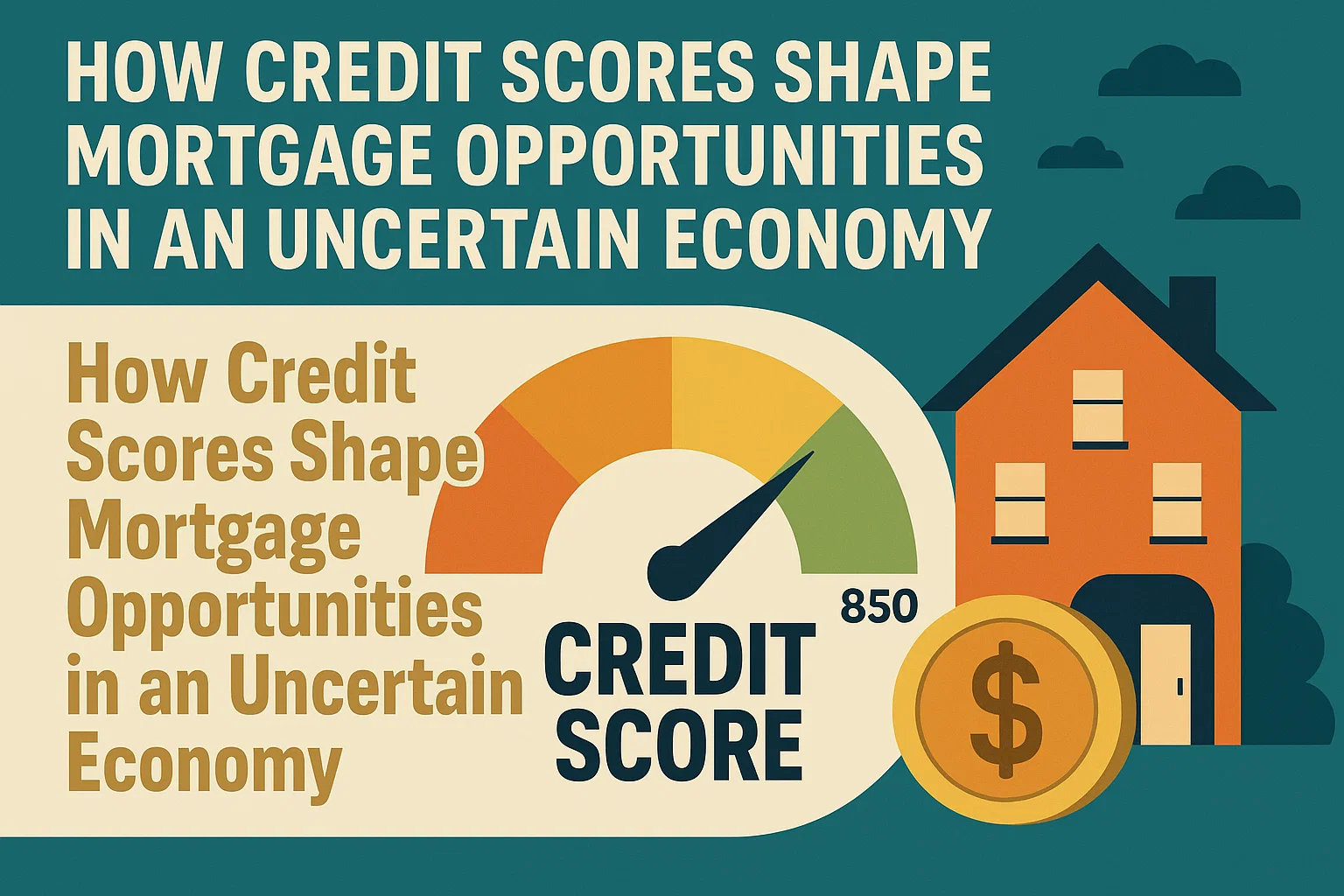 Credit Scores' Mortgage Impact infographic