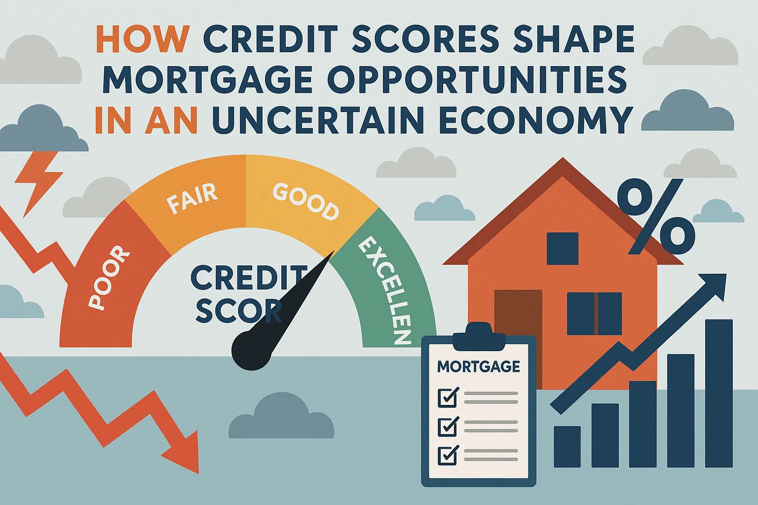 Credit Scores' Mortgage Impact infographic