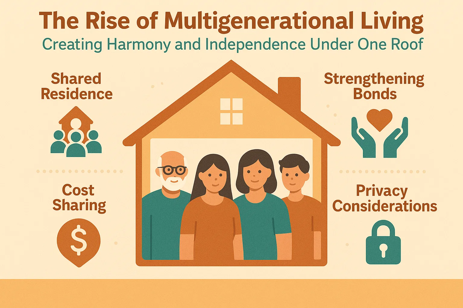 Multigenerational Living Infographic infographic