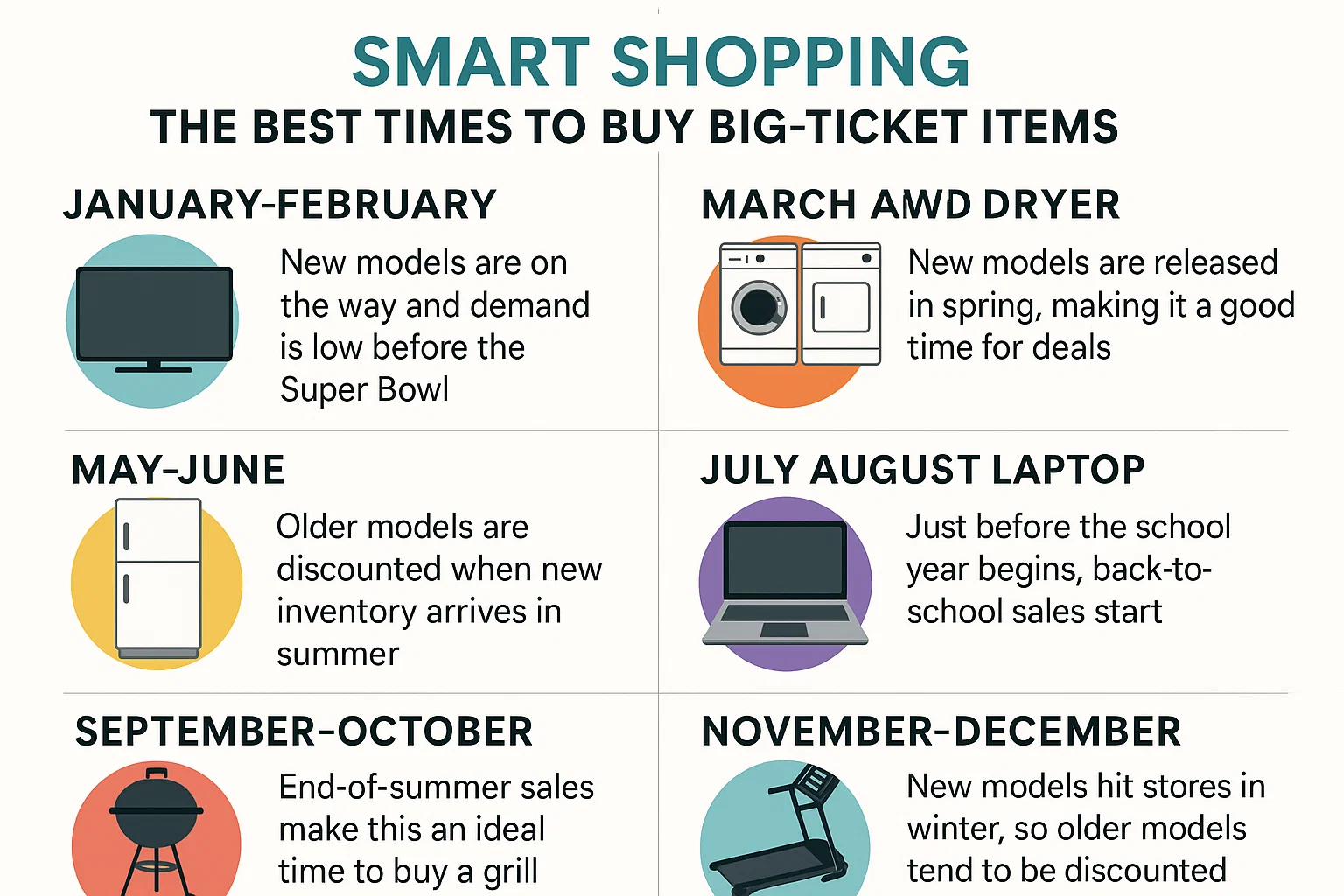 Smart Shopping Guide infographic