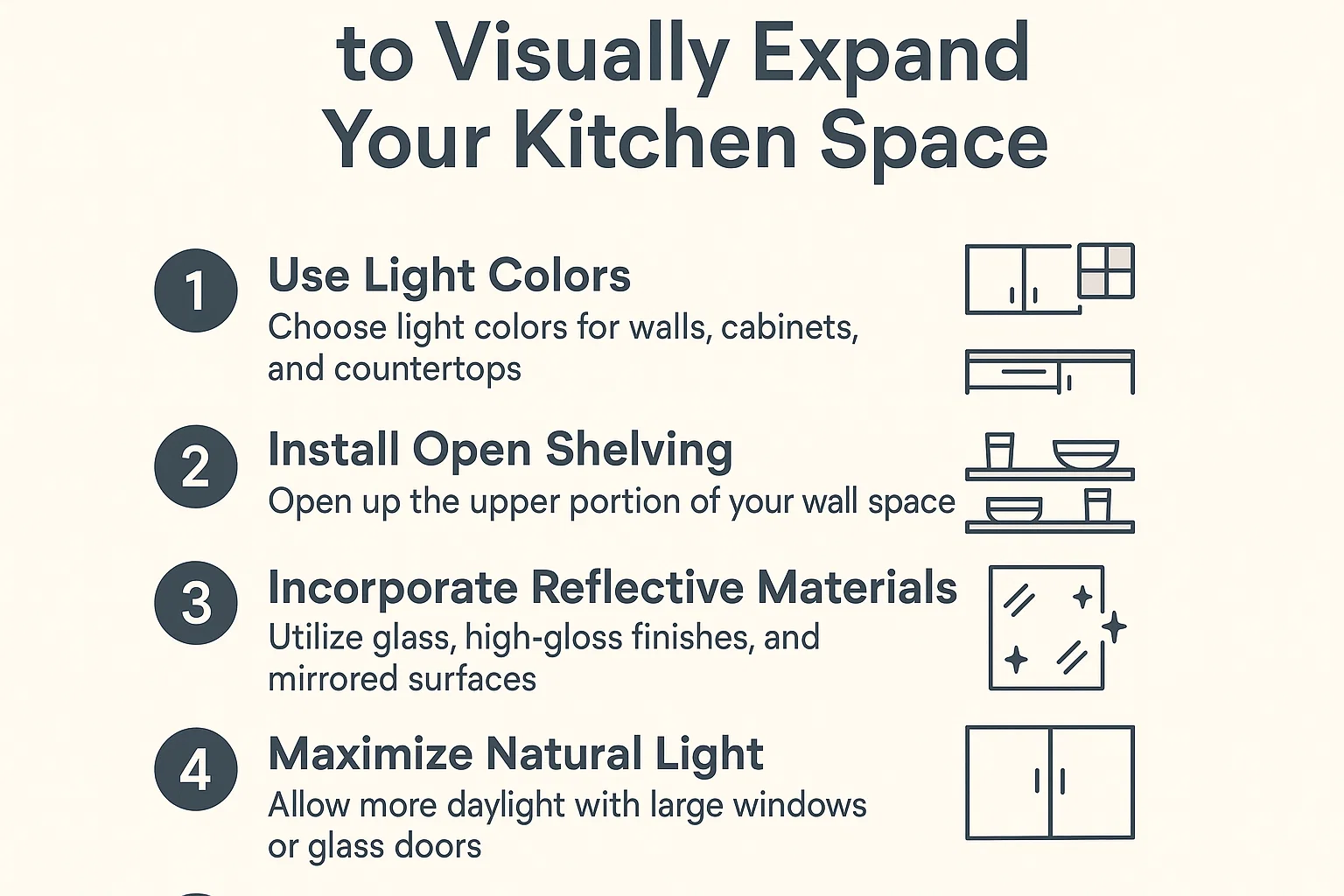 Kitchen Expansion Tips infographic
