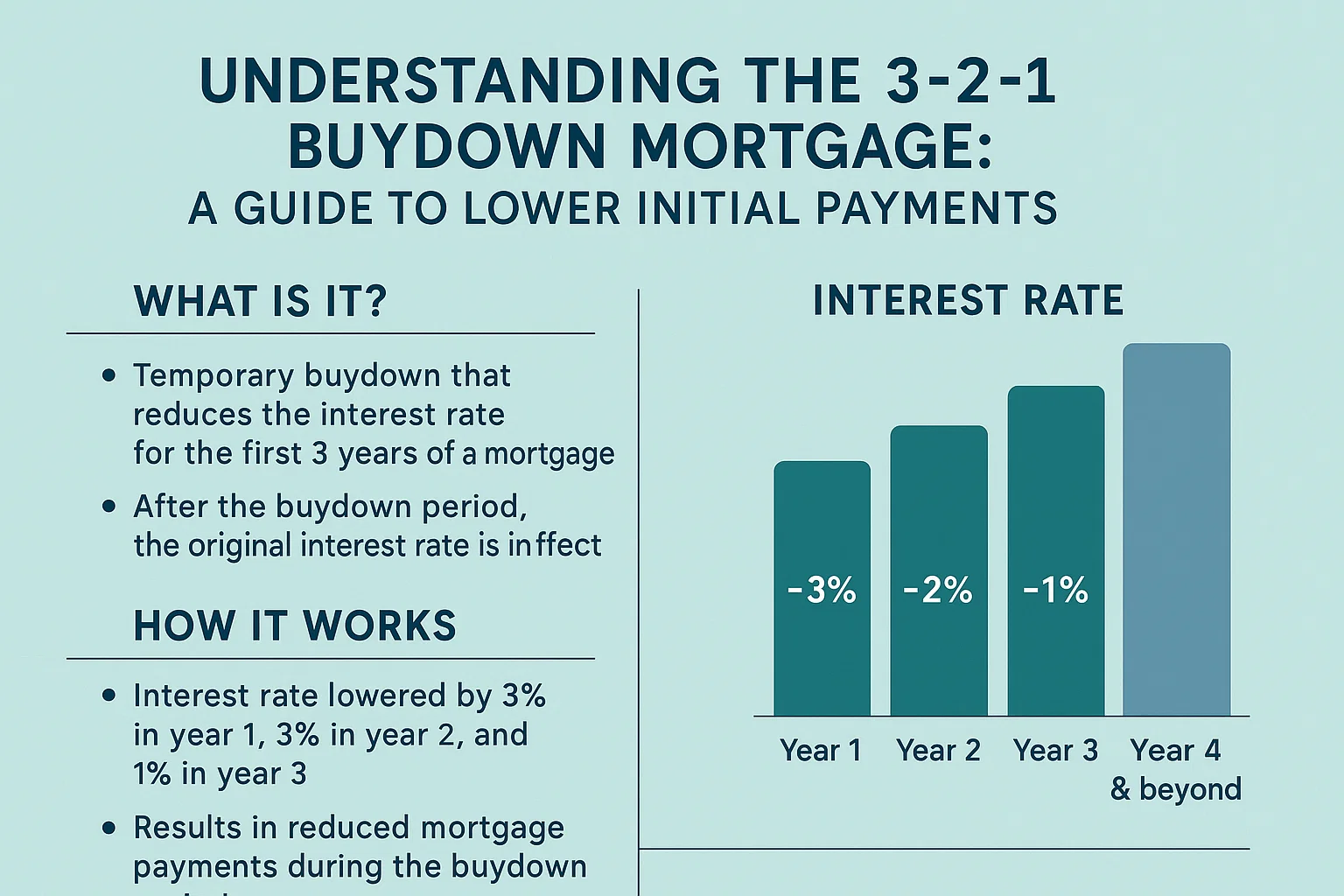3-2-1 Buydown Explained infographic