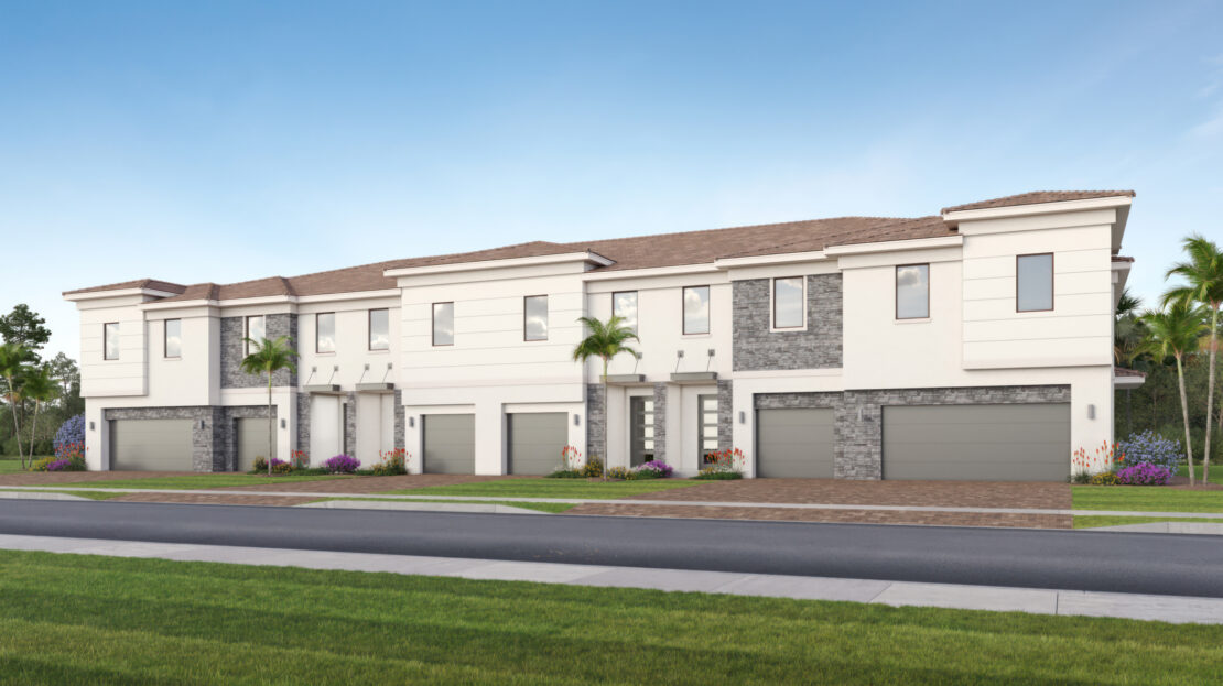 Lotis Wellington The Townhomes Collection Community by Lennar