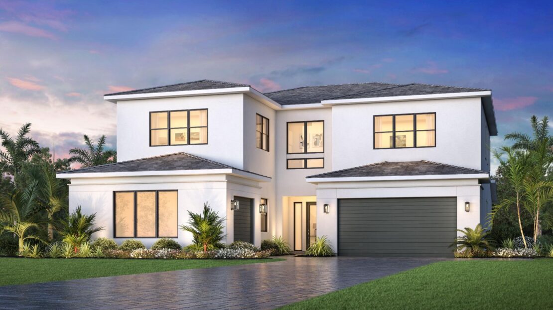 Lagoon Contemporary Model at Layton Pointe Delray Beach FL